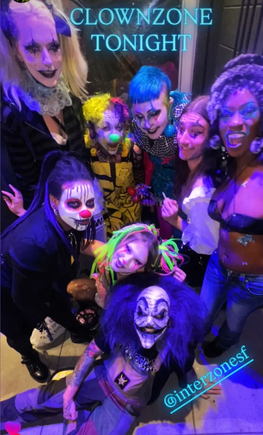 CLOWNZONE: Goth Clown Night at Club F8