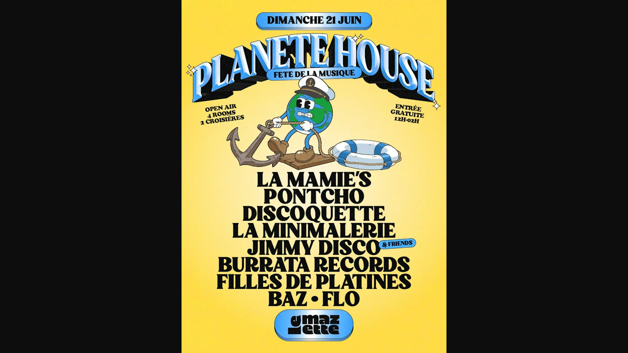 Fête De LA Musique 2026 : Planète House (Open Air)