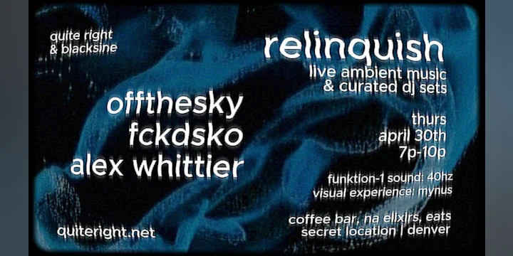 relinquish - live ambient