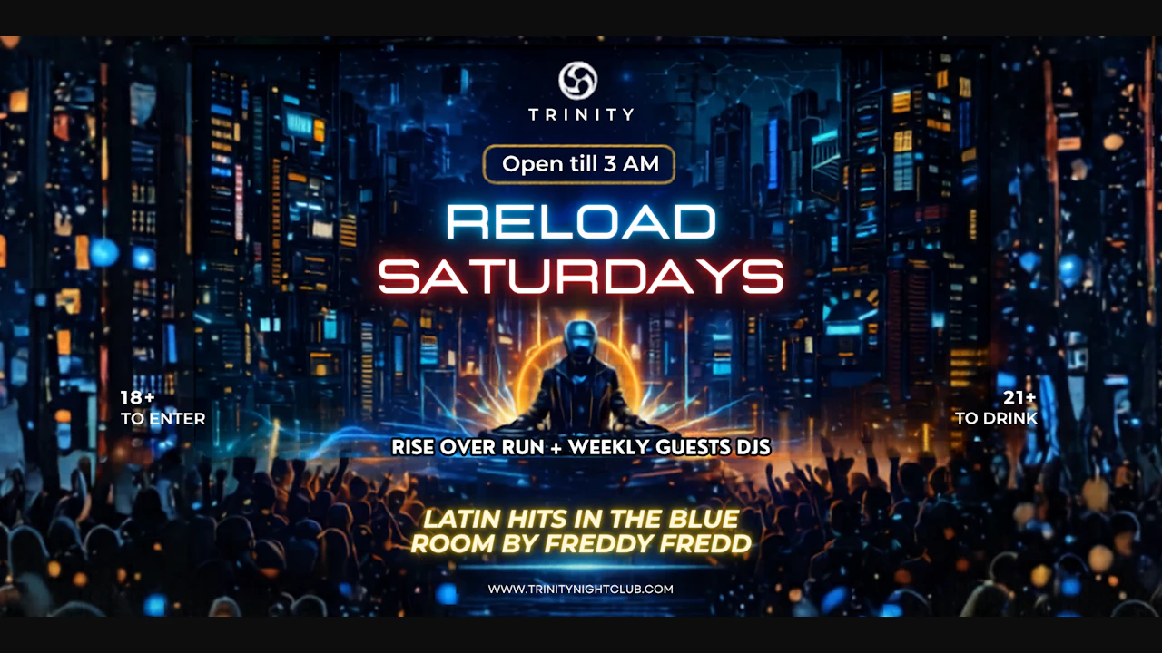 Reload Saturdays at Trinity • Entertaining Seattle's Dance Community