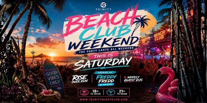 Reload Saturdays at Trinity • Beach Party Extravaganza