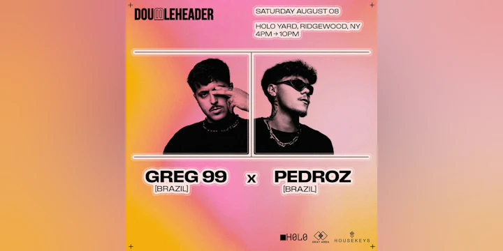 DOUBLEHEADER: GREG 99 x Pedroz *Open Air*