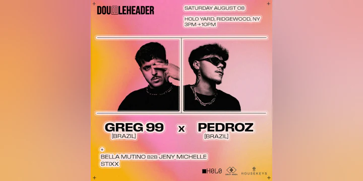 DOUBLEHEADER: GREG 99 x Pedroz *Open Air*