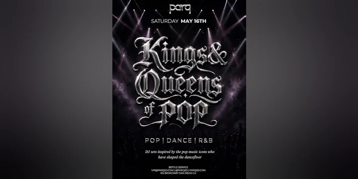 Kings & Queens of Pop Night