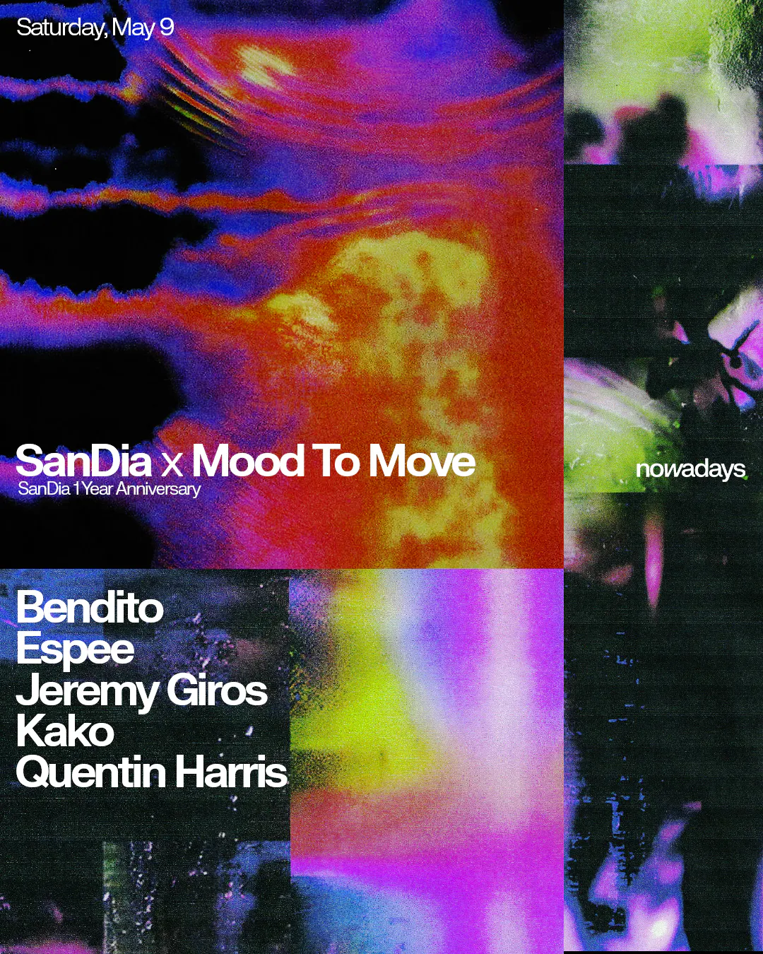 SanDia x Mood To Move: Bendito, Espee, Jeremy Giros, Kako, Quentin Harris