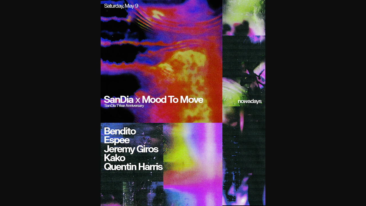 SanDia x Mood To Move: Bendito, Espee, Jeremy Giros, Kako, Quentin Harris