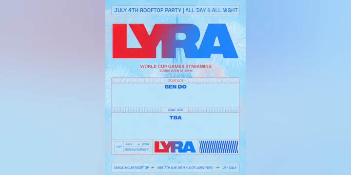 Lyra July 4th Rooftop Party
