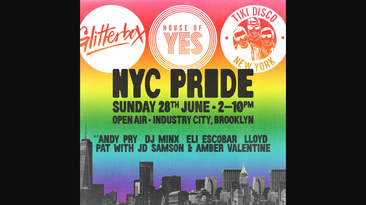 Pride 2026: Tiki Disco x Glitterbox x House of Yes