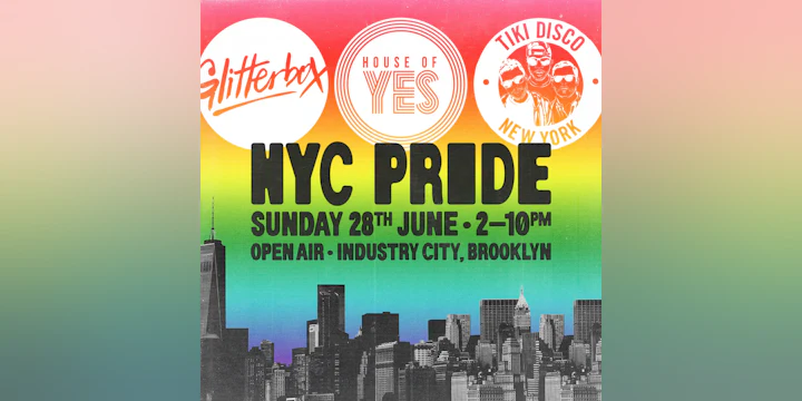Pride 2026: Tiki Disco x Glitterbox x House of Yes