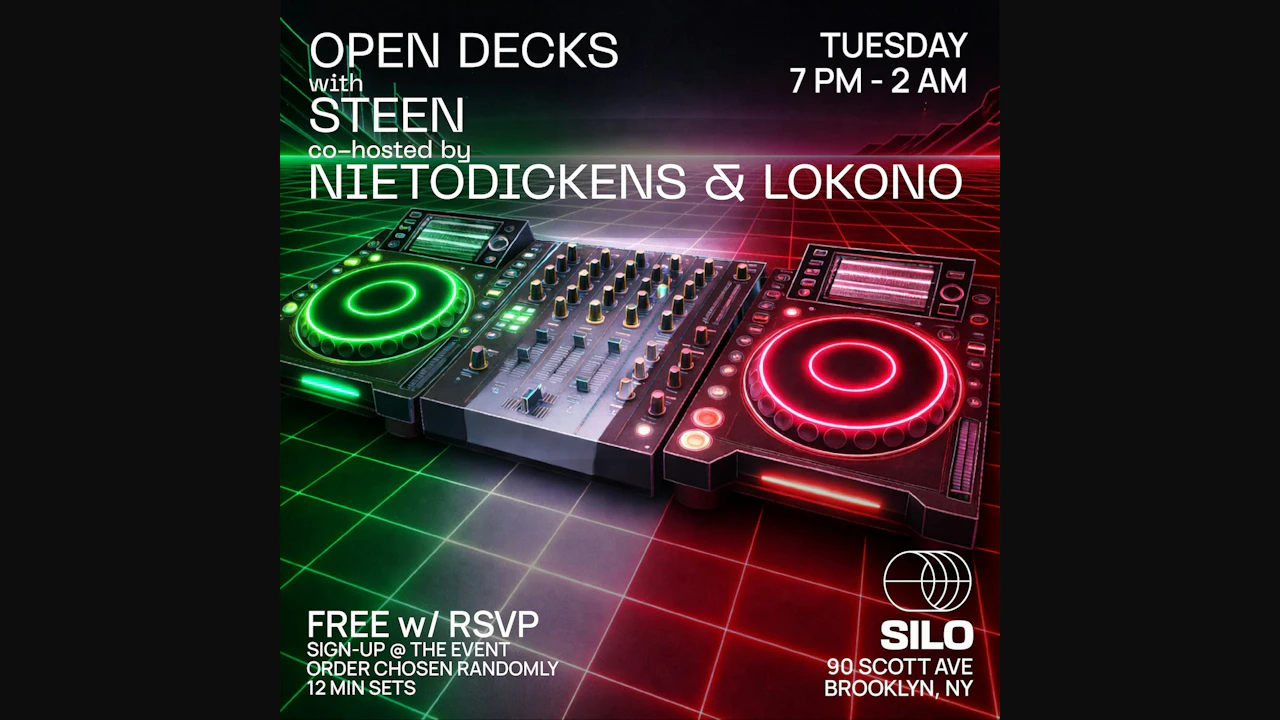Open Decks w/ Steen, Nietodickens, and Lokono