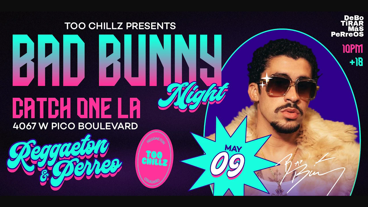Reggaeton & Hip-hop Party @ Catch One Los Angeles