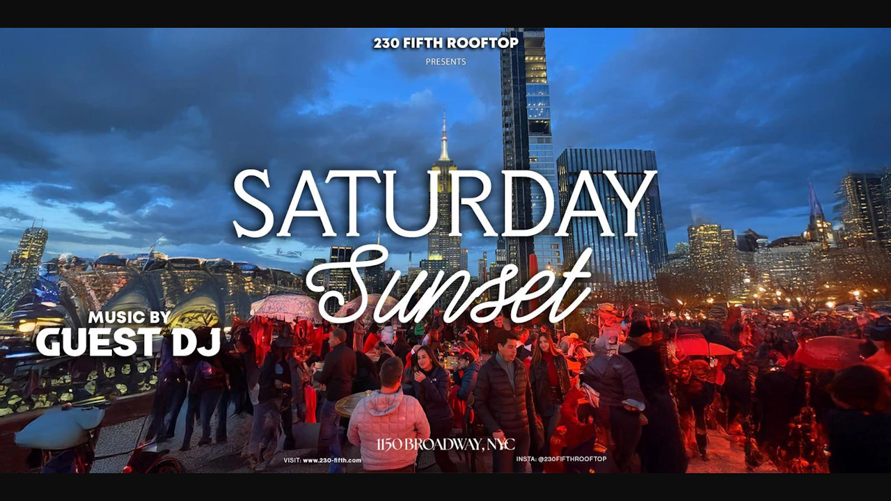 SATURDAY SUNSET
