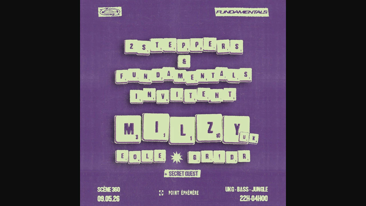 2-Steppers & Fundamentals invitent : Milzy (UK)