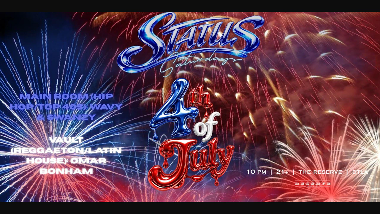 Status Saturday - 2 Rooms 2 Different Vibes!
