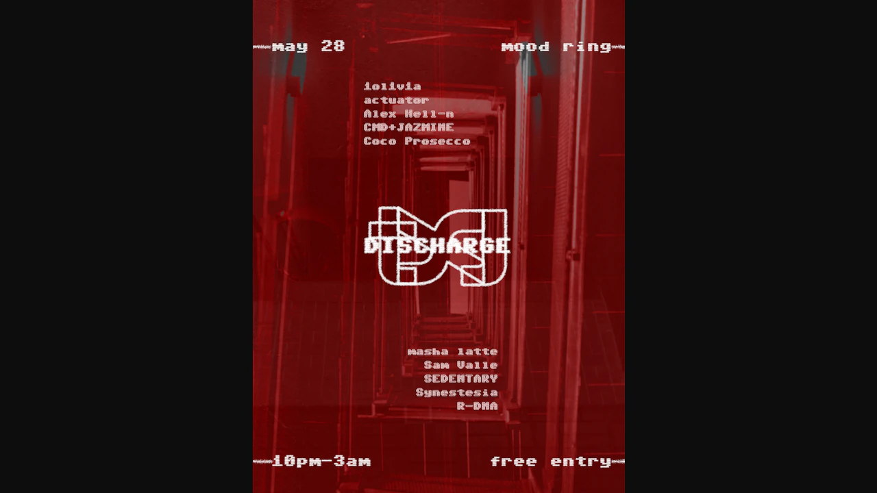 tension/release presents DISCHARGE