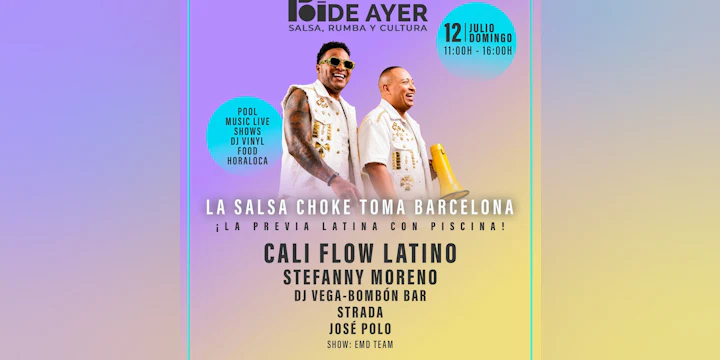 Periodico de ayer. Cali flow latino | from 11:00am till 4:00pm