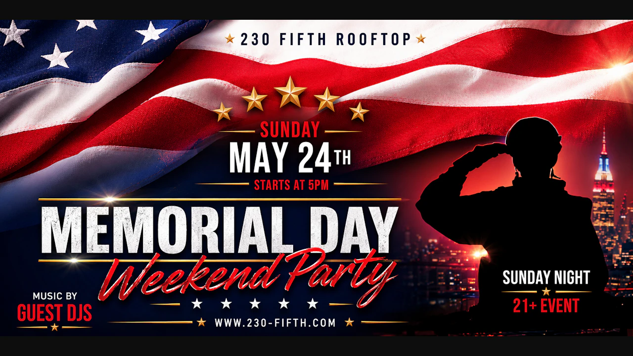 Memorial Day Weekend Rooftop Party