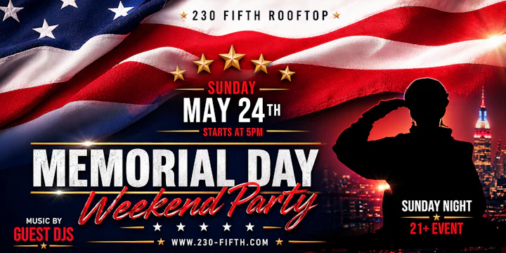 Memorial Day Weekend Rooftop Party