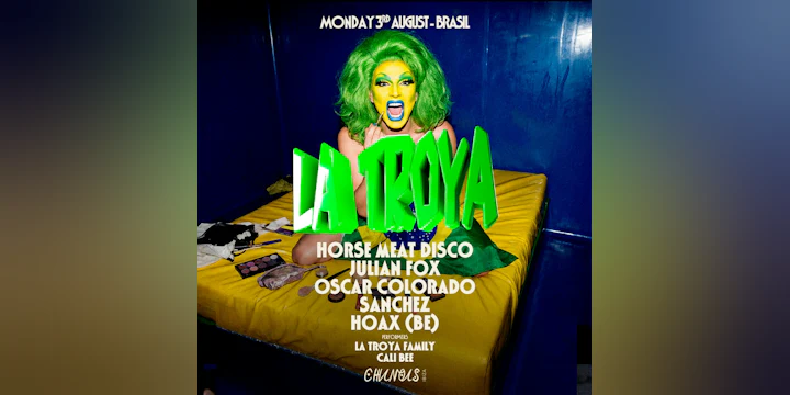 La Troya: Horse Meat Disco, Julian Fox, Oscar Colorado, Sanchez, Hoax (BE)