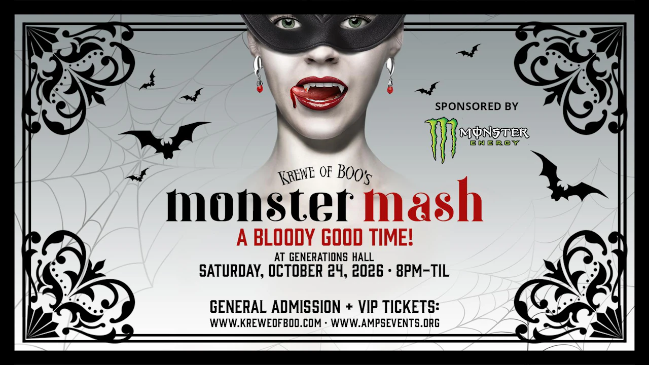 Krewe of Boo! Presents Monster Mash 2026 (Official Parade After-party)
