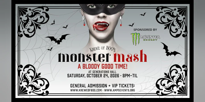 Krewe of Boo! Presents Monster Mash 2026 (Official Parade After-party)