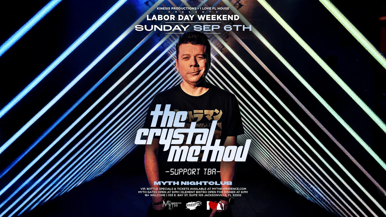 The Crystal Method @ MYTH Nightclub | Labor Day Weekend