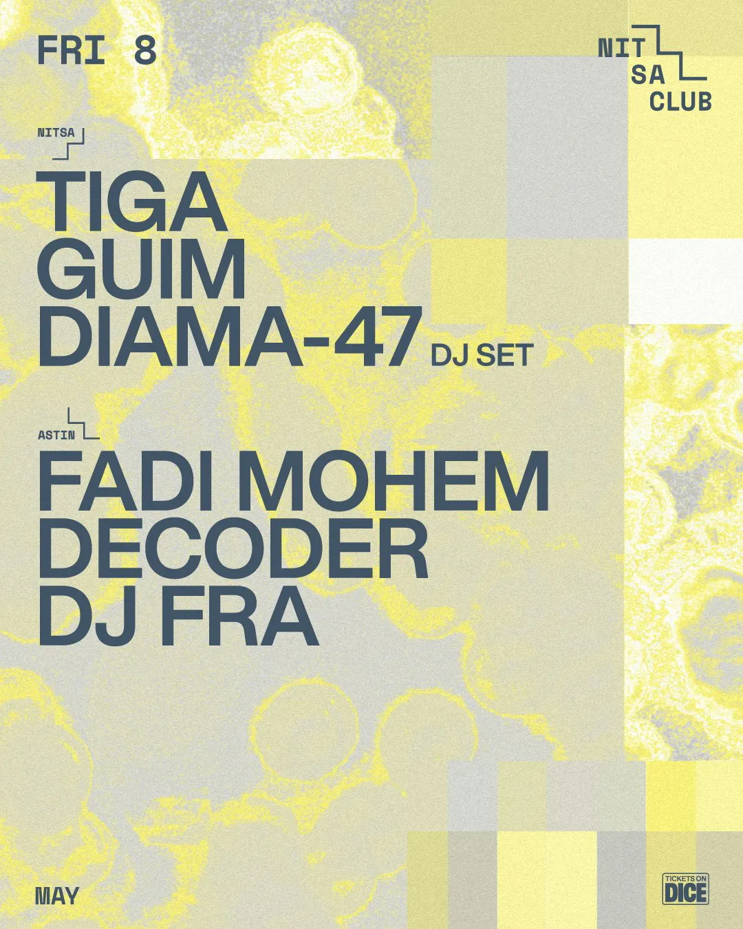 Tiga · Guim · DIAMA-47 dj set / Fadi Mohem · Decoder · Dj FraFA