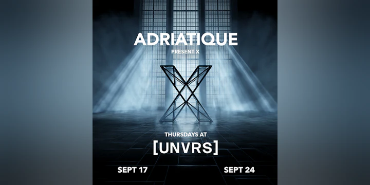 Adriatique presents X