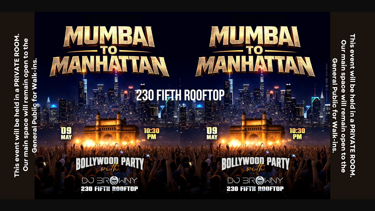 Mumbai to Manhattan: Bollywood Party