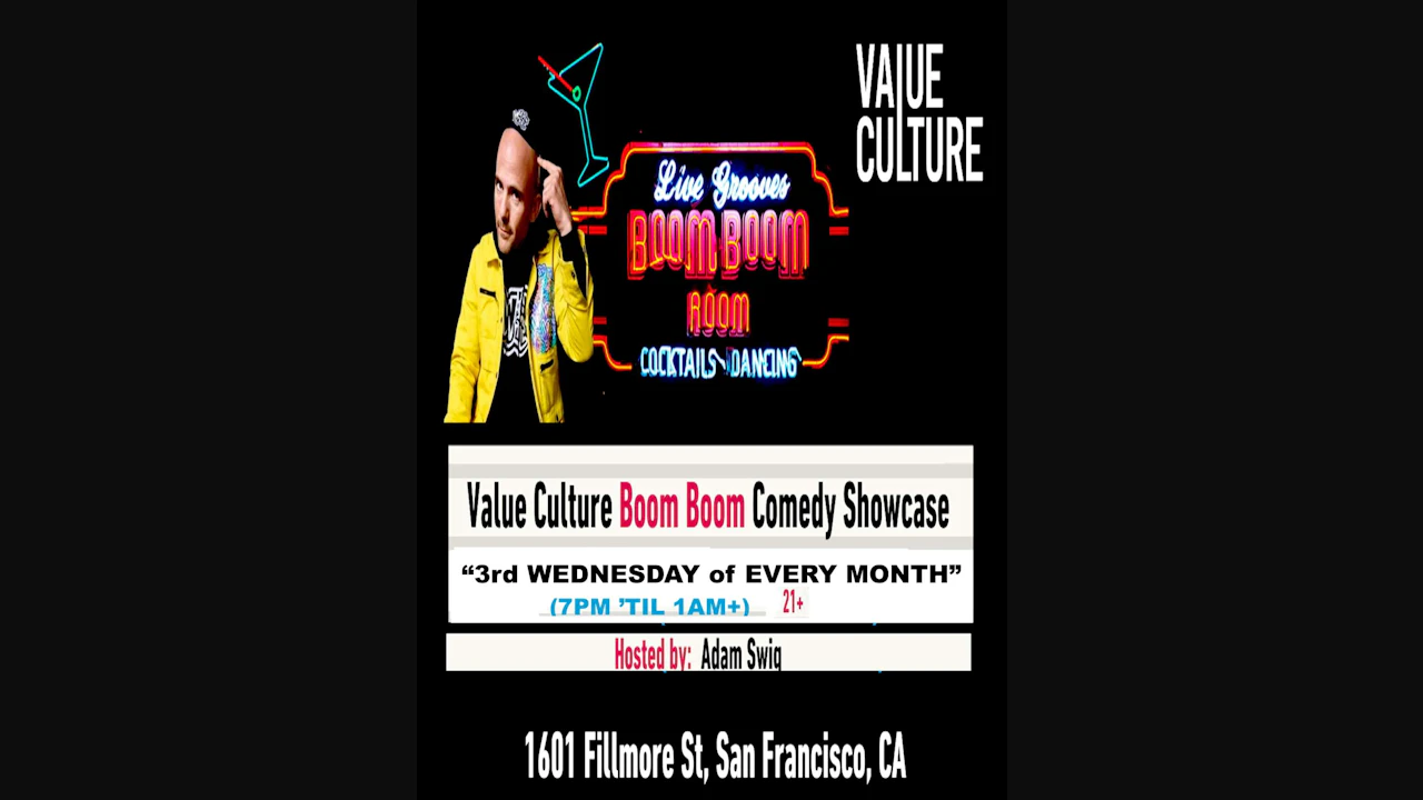 Boom Boom' s Comedy Showcase (No Cover Charge!)