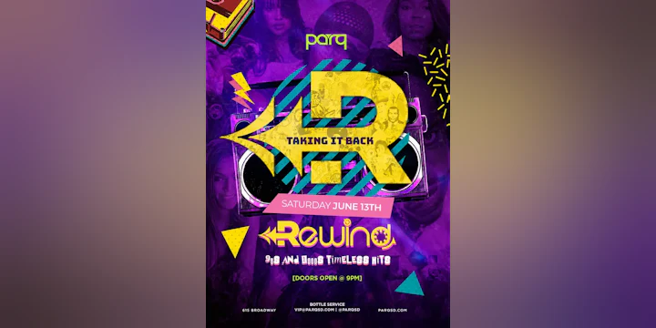 Parq Saturdays Y2K & Hip Hop Party