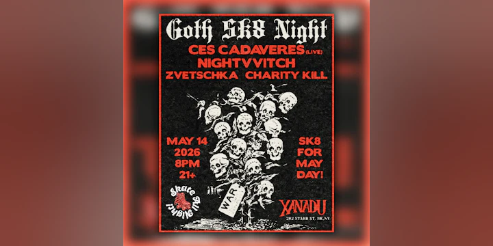 Goth Sk8 ft. Ces Cadáveres (LIVE), NIGHTVVITCH, Charity Kill, Zvetschka (skate)