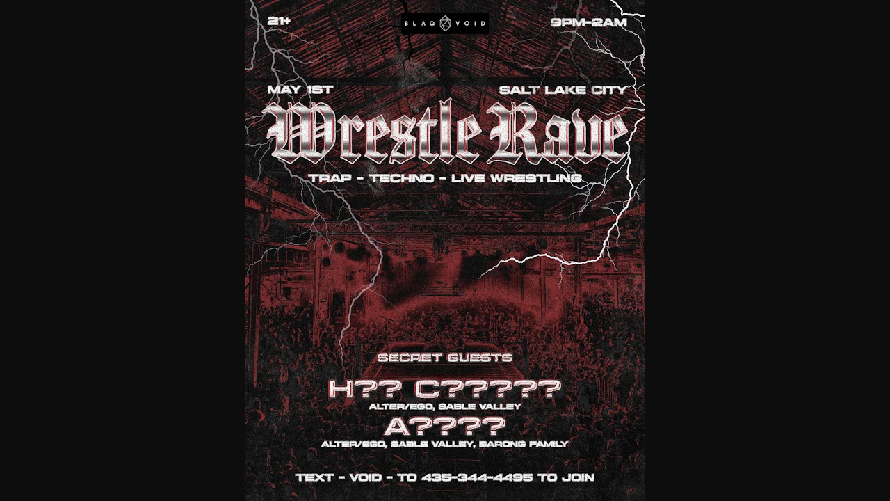 Blaq Void Wrestle Rave