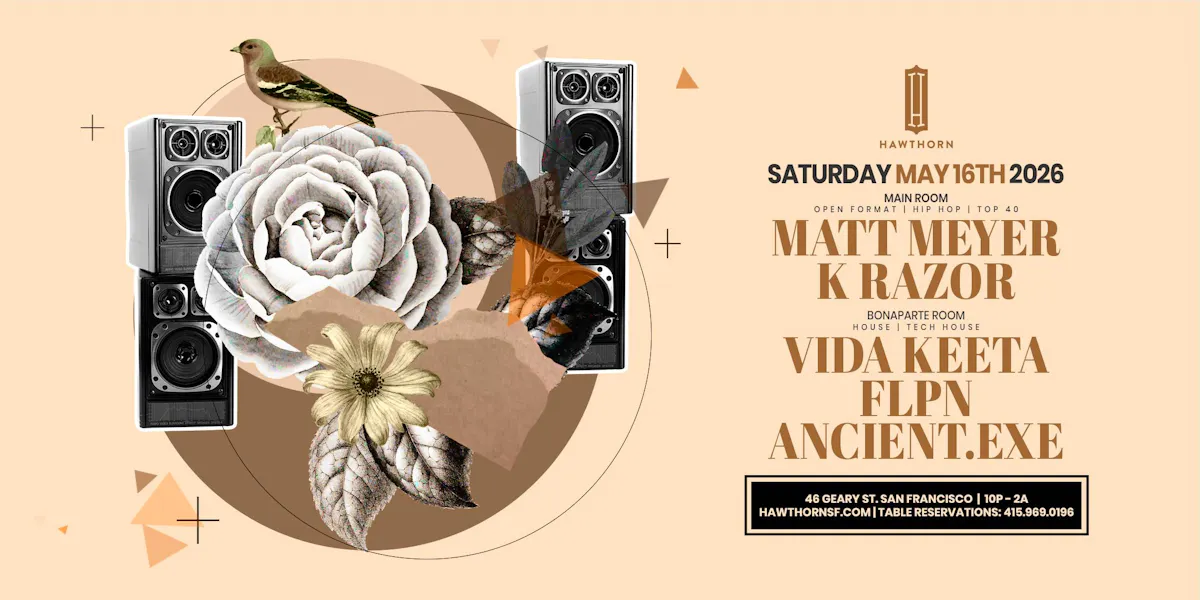 Hawthorn feat. Matt Meyer & K-Razor + Vida Keeta, Ancient.exe, FLPN
