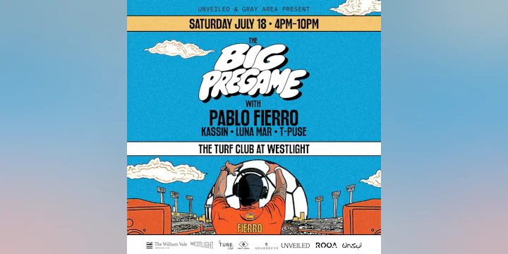 The Big Pregame with Pablo Fierro *Open Air*
