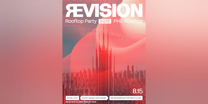 revision rooftop party