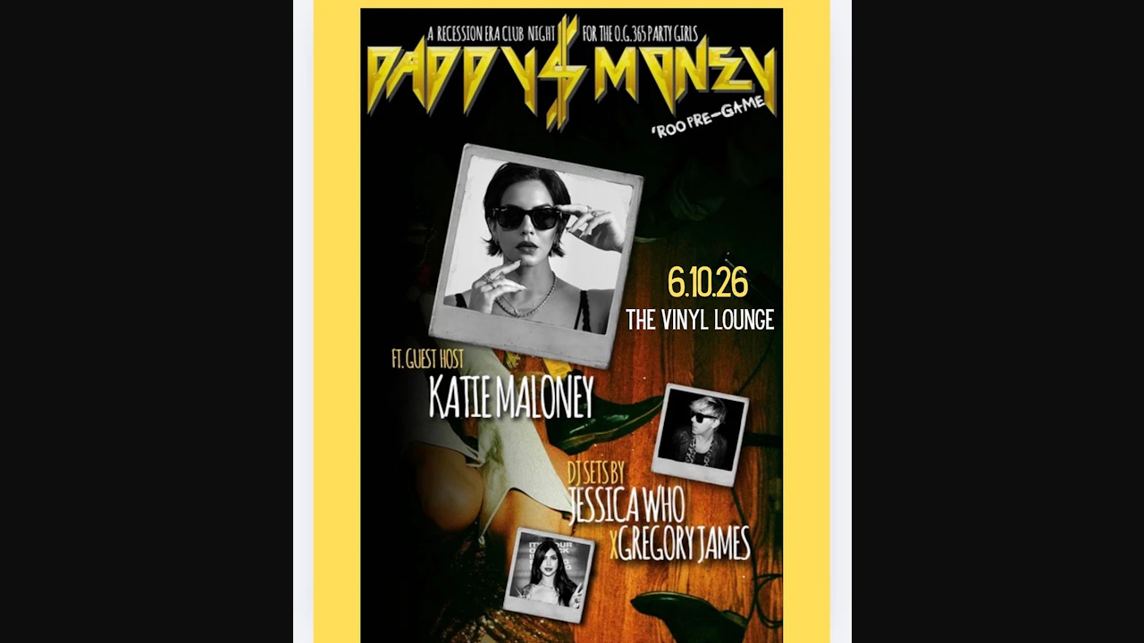 Daddys Money. A Recession Era Club Night.