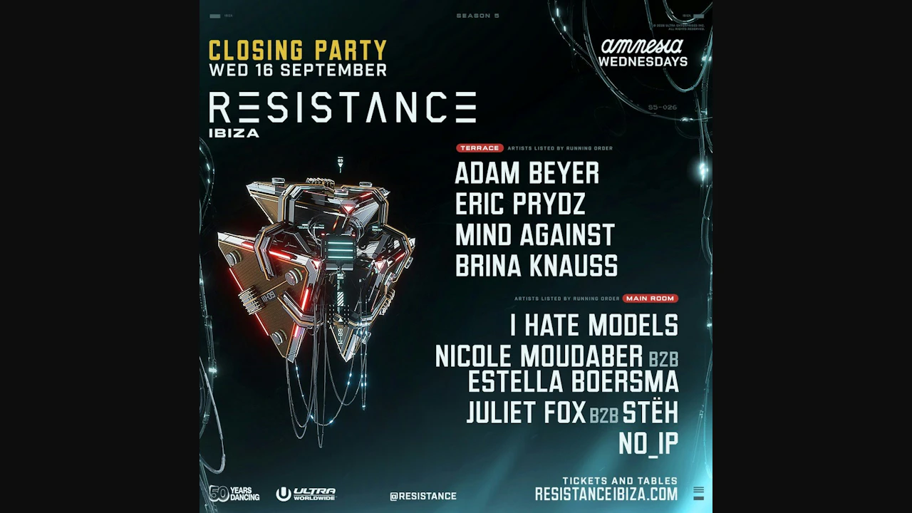 RESISTANCE Ibiza Closing Party