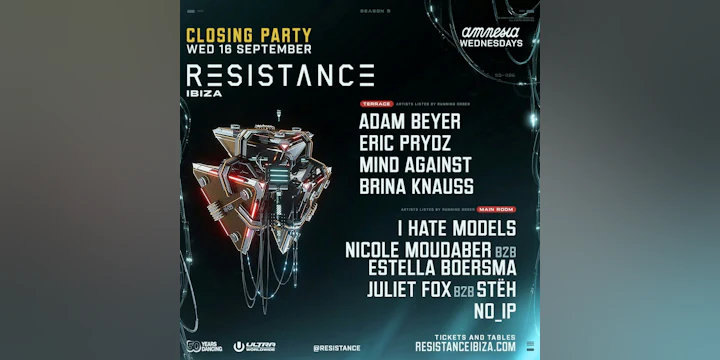 RESISTANCE Ibiza Closing Party