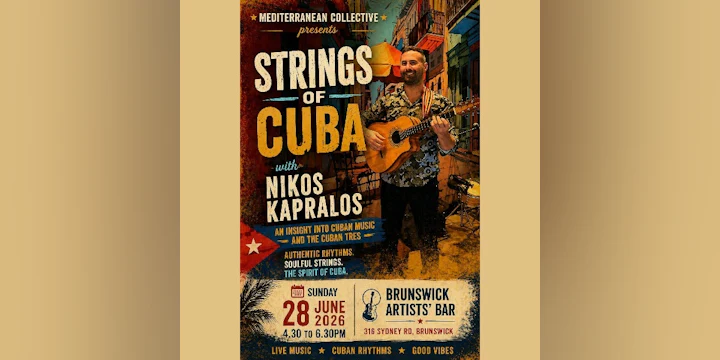 Mediterranian Collective Presents: Strings of Cuba, with Nikos Kapralos