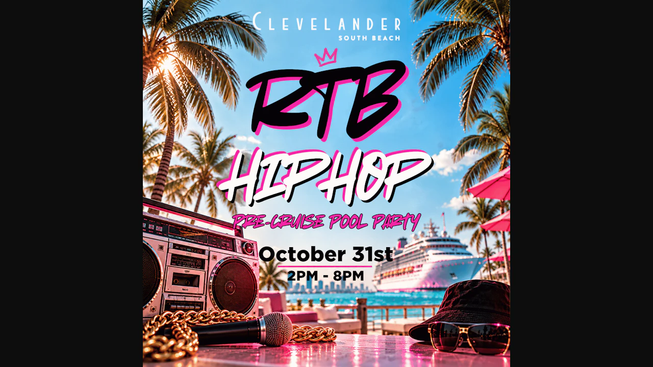 RTB Hip Hop Pre-Cruise Pool Party 10/31