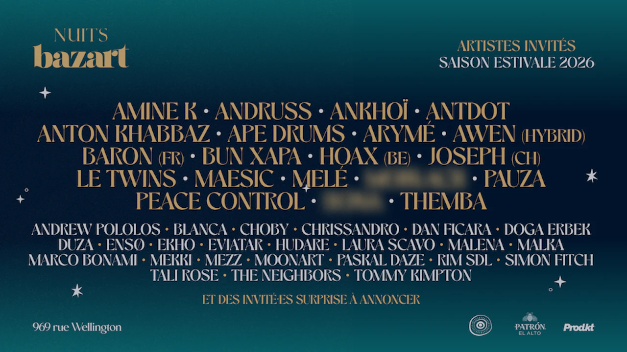Nuits Bazart - Saison Estivale 2026