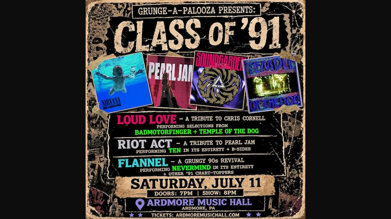 Grunge-a-palooza: Tributes to Nirvana, Pearl Jam & Chris Cornell