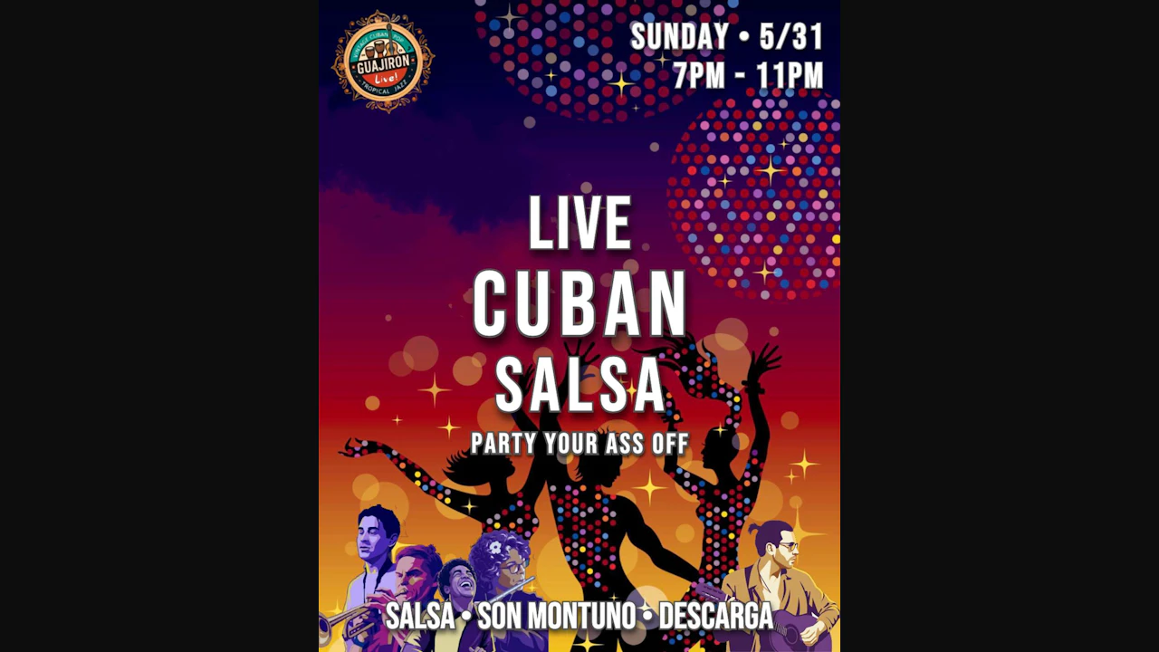 Live Cuban Salsa Party (No Cover Charge)