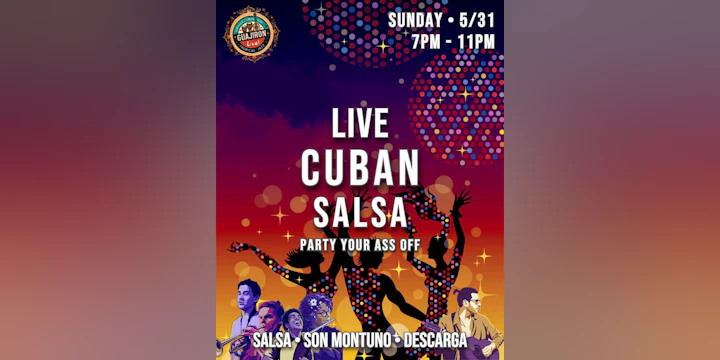Live Cuban Salsa Party (No Cover Charge)
