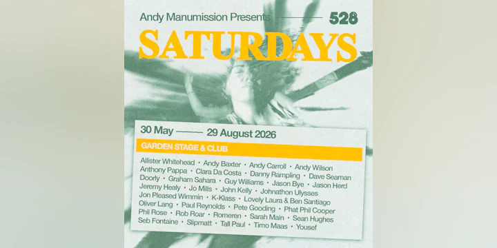 Andy Manumission Presents Saturdays