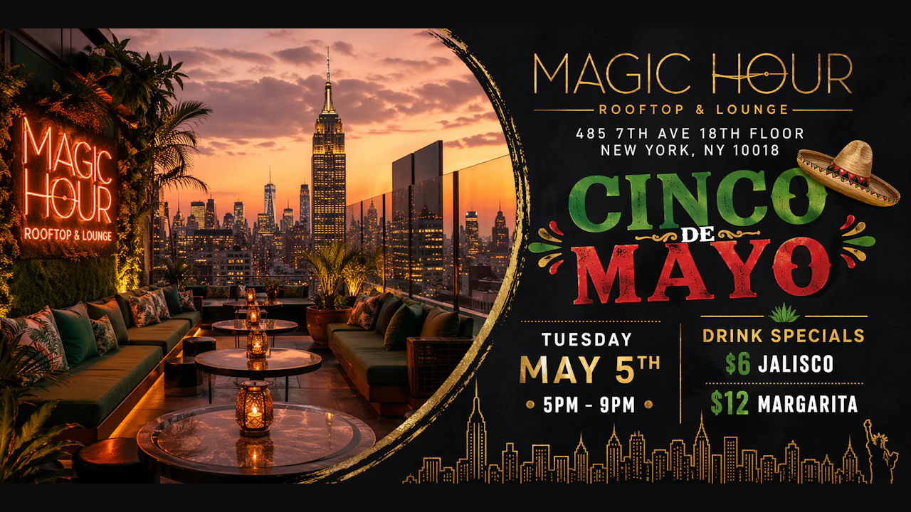 NYC Cinco de Mayo Magic Hour Party