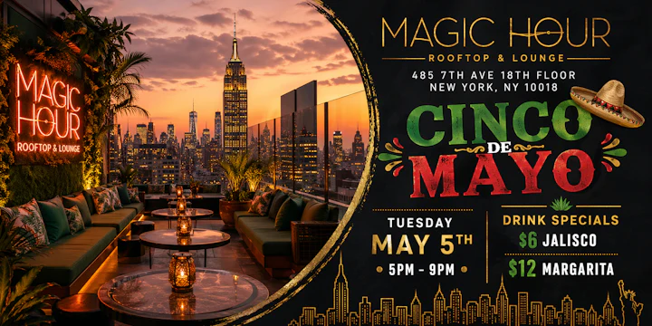 NYC Cinco de Mayo Magic Hour Party