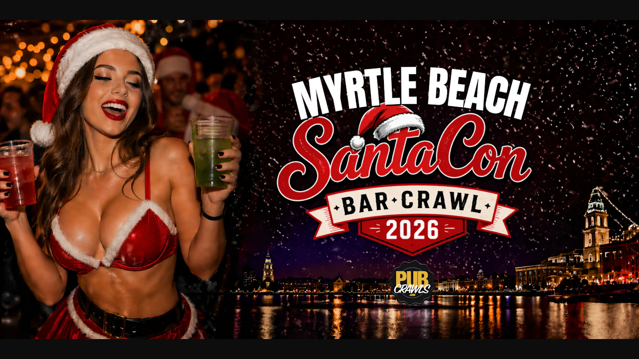 Myrtle Beach SantaCon Bar Crawl 2026