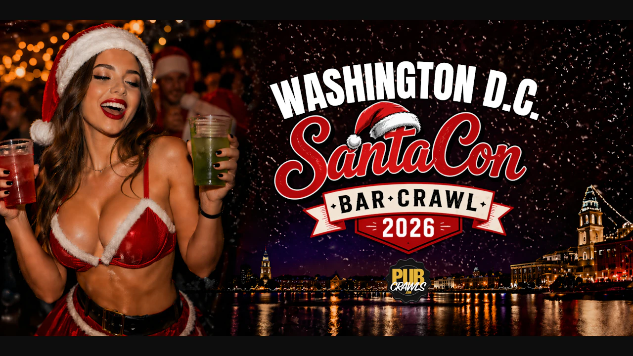 Washington DC SantaCon Bar Crawl 2026